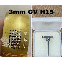 Outils de gravure rotatifs Eaglion International en acier inoxydable à tête de marteau de 3 mm pour la découpe de bijoux en or, argent, bagues, bracelets et chaînes