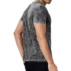 เสื้อยืดผู้ชายผ้าฝ้าย 100% คุณภาพดีที่สุด สไตล์ใหม่ ทรงหลวม ล้างสีแบบแอซิดวอช รับสกรีนโลโก้ เสื้อยืดใส่สบายสำหรับฤดูร้อน เสื้อยืดล้างสีแบบแอซิดวอชสำหรับผู้ชาย - Product Image 2