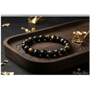 Handcrafted Golden Obsidian <b>Beaded</b> <b>Bracelet</b>-Cute Design-Wholesale - Product Image 2