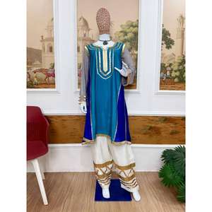 ชุดเซ็ตผ้าชีนอนใหม่ พร้อมงานปักโกต้าปัตติ สีสันสดใส พร้อมสวมใส่ ชุดพื้นเมืองสำหรับงานเทศกาล คอลเลคชั่นดีไซเนอร์ - Product Image 5