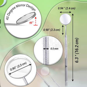 Espejo Dental de Acero Inoxidable, Instrumentos Dentales de la Mejor Calidad, Bajo MOQ - Product Image 3