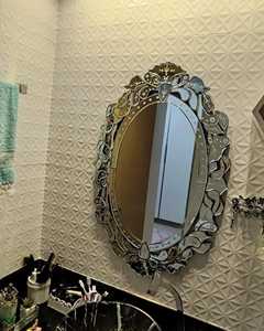 Premium Silver Venetian Wall <b>Mirror</b>, Oversized Rectangular Accent <b>Mirror</b> for Entryway, Fireplace Mantel & Modern Home Decoration - Product Image 1