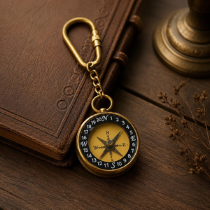 Premium Brass Key <b>Chain</b> Handmade Metal Keyring Decorative Vintage Key Holder Gift Accessory Custom Brass Keychain - Product Image 6