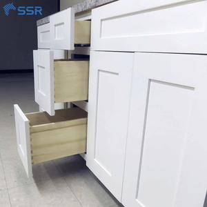 Mueble de Baño RTA Clásico de Madera Maciza con Lavabo VSD30 L/R, Puerta Única, Cajones Dobles, Cierre Suave, Ecológico, Listo para Armar - Product Image 4