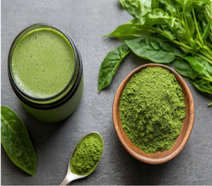 Poudre d'épinards premium, naturelle et déshydratée, pour smoothies, soupes, assaisonnements et mélanges santé, qualité supérieure, en vrac - Product Image 1