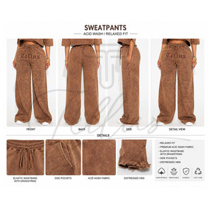 Pantalones Deportivos Personalizados de Otoño para Mujer, Sostenibles, Transpirables, de Algodón y Felpa, con Cintura Elástica, para Gimnasio - Product Image 5