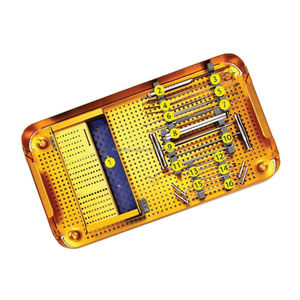Ensemble d'instruments pour micro-plaques en acier inoxydable, manuels, de haute qualité, outils médicaux pour la chirurgie osseuse, certifiés ISO/CE - Product Image 2