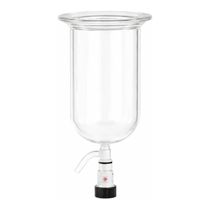 Récipient de réaction sous vide en verre DURAN avec valve de vidange en PTFE pour utilisation en laboratoire - Product Image 2