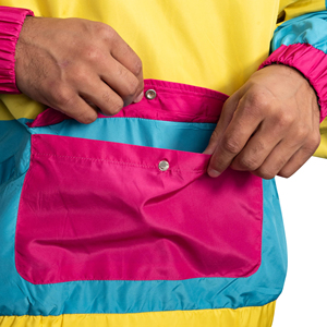 Custom Men's Outdoor Performance <b>Windbreaker</b> Jacket Rain Jacket <b>for</b> Hiking <b>Camping</b> and Trekking with Adjustable Cuffs and Pocket - Product Image 5