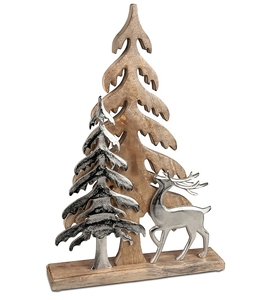 Conception unique arbre de noël et forme de renne ornement décoratif étagère et décor de table matériau de haute qualité décor à la maison durable - Product Image 2