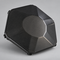 Fournisseur de boîtiers électroniques personnalisés en fibre de carbone pour drones, coque composite pour compartiment d'équipement UAV industriel