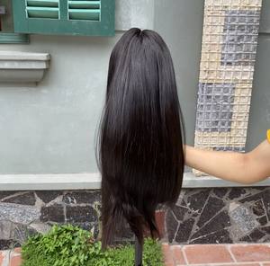 Peluca de cabello humano liso con cierre frontal, pelo sin procesar vietnamita, con malla frontal, 2022 - Product Image 5