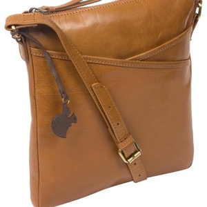 Sac banane en cuir véritable camel pour femme, sac à bandoulière vintage réglable, fournisseur en gros - Product Image 4