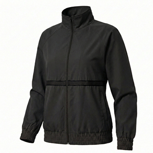 Veste de maintien au chaud personnalisable pour femmes, uniforme d'allaitement, col montant, fermeture éclair intégrale, anti-humidité, manteau élégant pour le personnel médical, vente en gros - Product Image 5