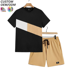 Conjunto Deportivo de 2 Piezas para Niños, 100% Algodón, Estampado Animal, Camiseta y Pantalones Cortos, para Todas las Temporadas, OEM ODM - Product Image 6