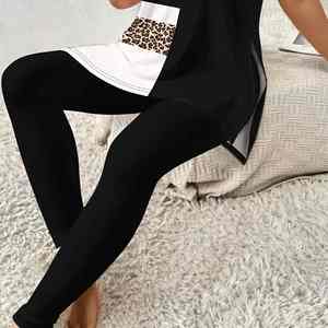 Ensemble de vêtements féminins d'été élégant, vibrant, gracieux, minimaliste, décontracté, aérien, luxueux, fantaisie, attrayant, unique, polyvalent - Product Image 5