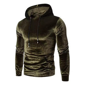 Sudadera con Capucha de Terciopelo Ligero Premium, Material Duradero, Transpirable, Ecológico, Bordado, Venta Caliente, Logotipo Personalizado al por Mayor - Product Image 1