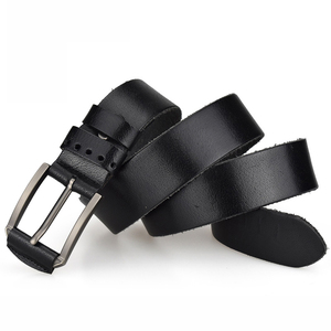 Cinturón de Cuero Genuino Personalizado OEM – Hebilla de Aleación Resistente, Correa de Cintura Casual y Moderna para Boutique y Venta al por Menor - Product Image 1