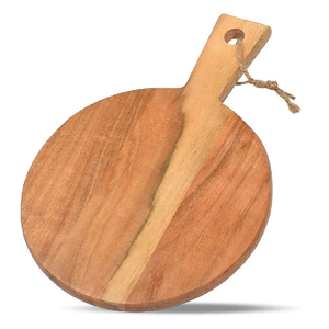 Planche à découper ronde en bois 100 % authentique, personnalisable, de haute qualité, provenant d'Inde, pour la cuisine (vente en gros) - Product Image 6