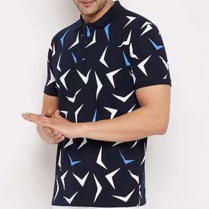 Camisetas Casuales de Excelente Calidad en Spandex/Poliéster Personalizadas con Logotipo Bordado en Jersey Sublimado, Talla Grande, Manga Corta - Product Image 4