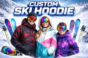 Waterproof <b>Ski</b> Hoodie Men Pullover Snowboard Jacket Winter Windproof Outdoor Sports Half Zip Colorblock Breathable <b>Ski</b> Wear - Product Image 4