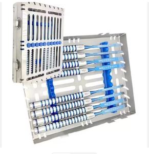 Ensemble de 8 ciseaux dentaires en acier inoxydable SERLAB IDUSTRIES de qualité supérieure, instruments chirurgicaux manuels certifiés CE pour implants dentaires - Product Image 2