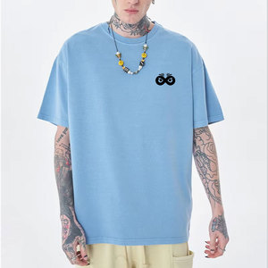 T-shirts pour hommes en coton 100 %, de qualité supérieure, style ample, coupe oversize, logo personnalisé imprimé, vêtements d'été, t-shirt oversize pour hommes - Product Image 1