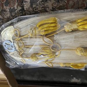 Este es un sporran de crin de caballo de gala completo de los Seaforth Highlanders Other Ranks, con cantle de lingotes de oro y borlas. - Product Image 6