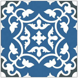 Carrelage en ciment encaustique CTS 35.x - Usine CTS Vietnam - Carrelage en ciment du Vietnam - Dimensions 70x70mm-250x250mm - Carrelage pleine masse pour intérieur - Product Image 1