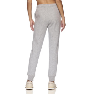 Pantalon de jogging gris pour femme, tricoté, taille mi-haute, longueur cheville, avec cordon de serrage, OEM, ODM et personnalisation de marque - Product Image 3