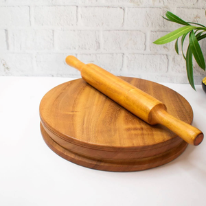 Rodillo de madera y tablas de repostería de última generación, y rodillo para repostería casera, para hornear pizza, repostería y masa de galletas. - Product Image 6