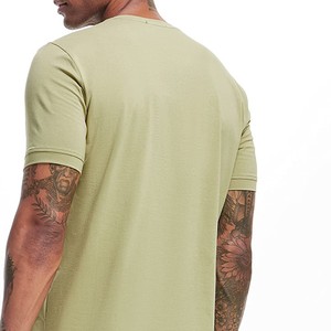 Camiseta de Algodón Lisa para Hombre, Cuello Redondo, Algodón Premium, Impresión Personalizada, Tela Suave, Venta al Por Mayor, Fábrica de Ropa - Product Image 6