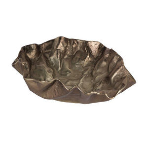 Bol de présentation de fruits secs minimaliste, traditionnel, durable, en aluminium, fait main, de luxe, pour cadeaux haut de gamme - Product Image 3