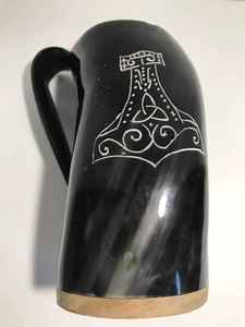 Drinking <b>Mug</b> India Viking Tankard Custom Engraving Logo Eco-Friendly <b>Large</b> Capacity Waterproof Best Quality Polished Religious - Product Image 3