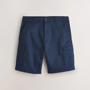 กางเกงขาสั้นผู้ชายแฟชั่นคุณภาพสูง ระบายอากาศได้ดี ผ้าแคนวาส เหมาะสำหรับออกกำลังกาย เล่นกีฬา เอวยางยืด ผ้าไม่ทอ 100% ผ้าฝ้าย - Product Image 1