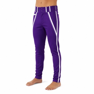 Pantalon de baseball à rayures fines pour homme, personnalisable avec logo, respirant, anti-humidité, taille élastique, vente en gros, usine ODM - Product Image 3