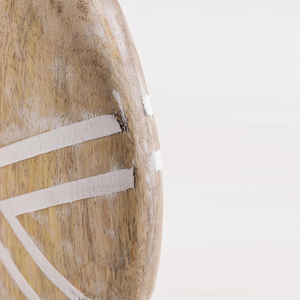 Vase à fleurs en bois sculpté artisanal pour la décoration de la maison, pot décoratif en bois de manguier pour centre de table artistique - Product Image 4