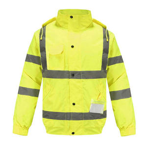 High Quality Men's Work Wear Safety Hi Vis Work-wear Reflective Jacket Hi Vis Winter Wholesale Safety Working Jacket - Product Image 1