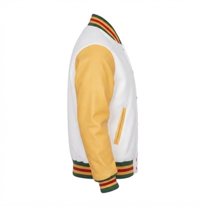 High Quality Custom Logo Embroidery Design NEW Factory Wholesale Men's <b>Varsity</b> Baseball <b>jacket</b> - Product Image 4