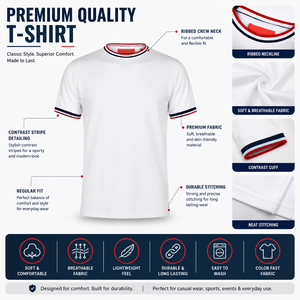 Camisetas de Hombre de Alta Calidad con Diseño Personalizado, 100% Algodón, Estilo Moderno, Talla Grande, Transpirables, Tejido Ecológico - Product Image 3