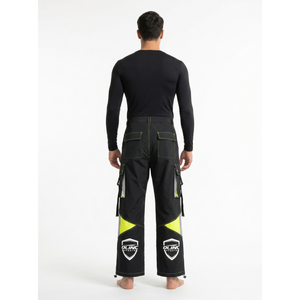 Pantalon cargo technique personnalisé pour homme, patchwork, 120 g/m², nylon ripstop, coupe large, ample, imperméable, pantalon de sport, XS, vêtements de sport OEM - Product Image 2
