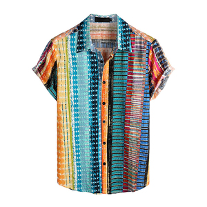 High Quality Sublimation Beach <b>Shirt</b> Custom Tropical Print Hawaiian Style <b>Shirt</b> Supplier Wholesale - Product Image 4
