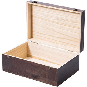 Natural Wooden Hand Carved Storage <b>Box</b> Or Trunk For Jewelry <b>Keepsakes</b> & Vanity Storage Rustic Wooden <b>Box</b> For Wedding Gifting - Product Image 5