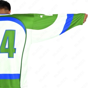 Blaze Fight Wear T-shirts pour hommes sur mesure Sublimation maillot de Hockey réversible hommes entraînement professionnel Polyester Hockey sur glace - Product Image 6