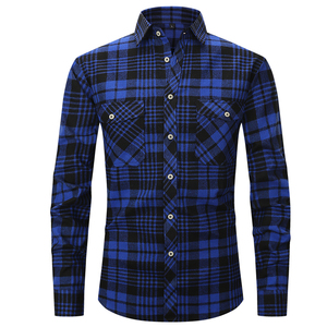 Chemises en flanelle pour hommes de haute qualité, respirantes, 100% coton, tissu doux, style durable, anti-boulochage, séchage rapide, nouvelle collection très vendue - Product Image 2