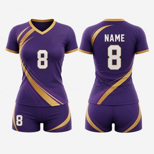 2026 Unisex Customized Breathable <b>Volleyball</b> Jersey New OEM Outdoor Uniform with Short Sleeves for Men and Women for Girls - Product Image 5