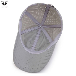 Gorra de Béisbol Estructurada de Verano, Impermeable, Ligera, de Primera Calidad, con Correa Ajustable, Lisa, sin Estampado, al por Mayor - Product Image 3