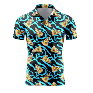 เสื้อเชิ้ตแขนสั้นพิมพ์ลายแมวสีเหลืองดำ ยูนิเซ็กส์ คอปกพับได้ พิมพ์ลายดิจิตอลทั้งตัว ทรงปกติ ใส่ได้ทุกฤดู 100% - Product Image 4