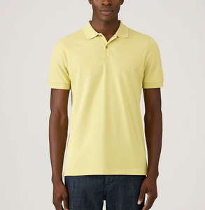 Sweat Absorbent <b>Men</b> Polo Shirt Natural Cotton Blend Soft Breathable Polo Middle East Market Desert Climate <b>Work</b> Polo Bulk - Product Image 4