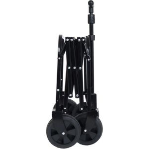 Carrito Utilitario de Doble Capa, 100% Más Espacio, Capacidad de 225 lb, Carrito de Camping para Compras, Deportes, Jardinería y Pesca - Product Image 4